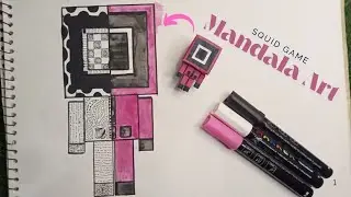 Mandala Art (Squid game) | simple mandala art |