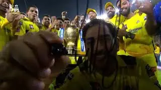MS Dhoni Signature on Camera - IPL Victory Video Save | Iconic Moment