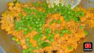🤤 इतना टेस्टी चिकन मटर कीमा कि रोटी कम पड़ जाए |,, 🌶️ एक बार खाओगे, भूल नहीं पाओगे