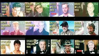 #YESTERDAYTODAY,#jeanclaudevandamme ,#brucewillis ,#sylvesterstallone ,#chucknorris,#dolphlundgren.