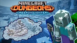 Прохождение Minecraft Dungeons: Creeping Winter [Ползучая зима] - Замороженный фьорд