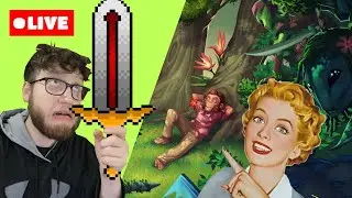 Fighting Demons in Starbound Multiplayer LIVE