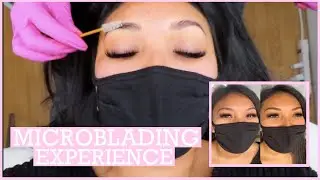 MICROBLADING FIRST TIME EXPERIENCE I Q&A I Step by step I
