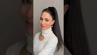 Easy Volume Ponytail Hack 😍🔥 #hairstyles #stylehair #hairhacks #ponytail #fypシ