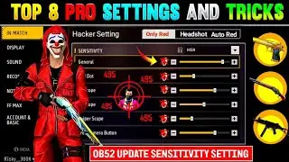 Free Fire Headshot Setting After Ob52 Update 2026⚡Best Sensitivity Settings ⚙️| Sensitivity Setting 