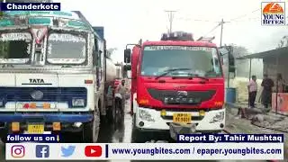 Breaking: Massive Fire breaks out in 3 storey Electronics Goods Shop at Chanderkote, Ramban