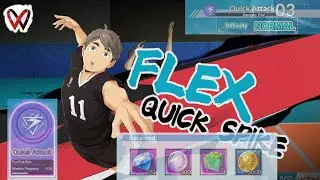 Haikyuu Mobile Game | Specialty Trial : Quick Attack Gameplay 