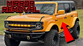 How to Remove Mirrors on a 2021-2023 Bronco