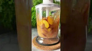 Refreshing Peach Iced Tea 🍑🧊 Homemade Recipe #coldbrew #icedtea #drink