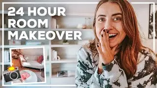 24 HOUR ROOM TRANSFORMATION! | Morgan Yates