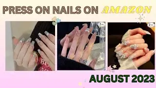 Press on nails on Amazon |Nails for girls | Press on nails with names | Nails Style ideas