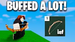 This bow buff is game changing - Roblox Bedwars