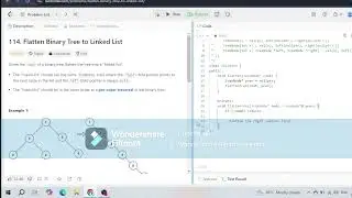 Leetcode.114. Flatten Binary Tree to Linked List problem for Interview #dsa #leetcode114 #medium