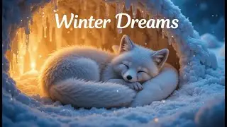 Arctic Fox Lullaby | Glowing Snow Den Sleep Animation for Babies