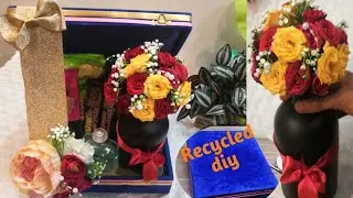 Handmade Vday gift idea for your love one | DIY gift wrapping ideas | Bestoutofwaste ❤️🌹💐