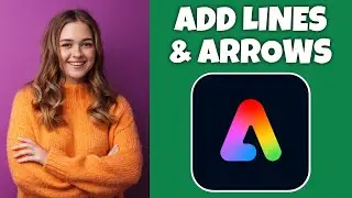 How To Add Lines And Arrows In Adobe Express | Adobe Express Tutorial