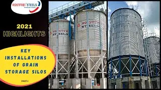 Grain Storage Silos - Key Highlights from year 2021 | Rostfrei Steels Best Grain Silo Manufacturer