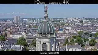 HD drone RENNES 4K juillet 2021