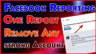 How To Report FB Account || One Report Delete Facebook Account 2020