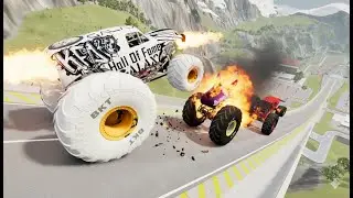 LIVE 0134 | Random Car - Epic Car Jumps & Crashes - BeamNG.Drive