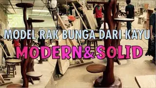 TIKTOK | Model Rak Bunga Dari Kayu Terbaru | Kayu Mahoni | Rak Bunga Modern Dan Solid