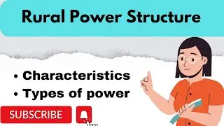Define Rural Power Structure and its Characteristics. Discuss Types of Power.
