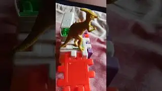 Dinosaur attacks on Flyover  & Toy Kids video !!