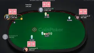 CoinMasters Crypto Poker Tournament Win - All Hands Shown