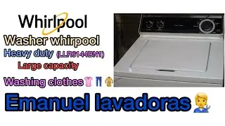 Washer Whirpool heavy duty large capacity (LLR6144BN1) Operation without the cabinet