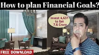Financial Goal Planner | Goal Planner Template | How to plan financial goals 2019 in Hindi
