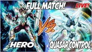 YuGiOh Live Duel: Masked Hero vs Synchro Quasar! |INSANE SHUT DOWN DECKS!|