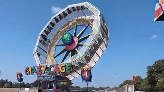 The Crazy Cage Ride At Festival Of Summer, Bristol