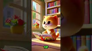 The Cute Cat&rsquo;s Reading Adventure - Building a Love for Books! | Bright Minds TV