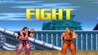 Dan Hibiki vs Go Hibiki. MUGEN