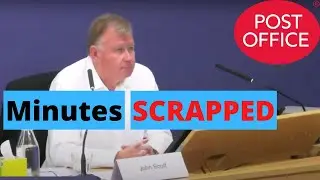 Сотрудник службы безопасности почтового отделения вычеркнул протокол совещания.
