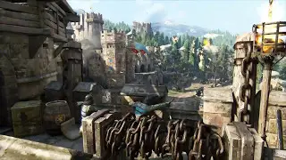 For Honor Alpha Gameplay  Dominion PvE (4v4) on Citadel Gate with Raider & Customization