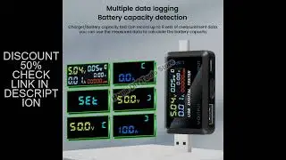 Voltage Meters Current Voltage Capacity Battery Tester USB Volt Current Voltage Doctor Charger Capac