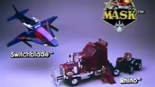 1987 MASK Rhino, Switchblade French Toy Commercial