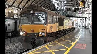 Colas Class 66 No. 66849 'Wylam Dilly' at Newcastle  - 7th April 2025