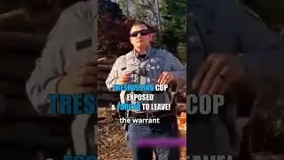 TRESPASSING COP EXPOSED & FORCED TO LEAVE! #police #cops