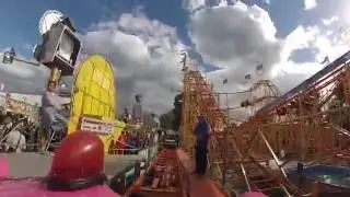 Rock & Roller Coaster - Vorlop (Onride) Video Cannstatter Volksfest Stuttgart 2016