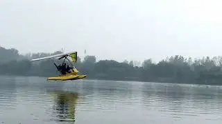 Посадка Skypper на поплавках