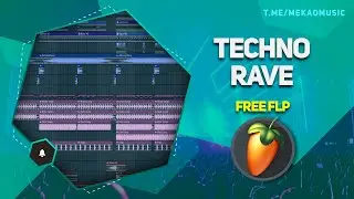 Трек в стиле Rave Techno в FL Studio 24 (+FREE FLP/Бесплатный FLP) #freeflp #flstudio #techno