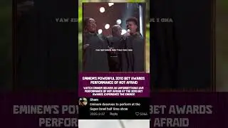 Eminem performing Not Afraid live at BET Awards in 2010 #eminem #hiphop