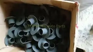 Rubber auto parts surface treatment in progress