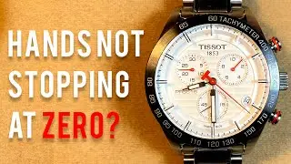 How To Re Calibrate A Chronograph Watch - Tissot PRS516