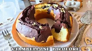 CIAMBELLONE BICOLORE facile | CIAMBELLA MARMORIZZATA | CIAMBELLONE VARIEGATO