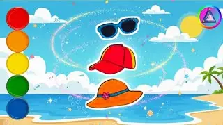 Menggambar Kacamata & Topi Lucu untuk Anak 👒🧢🕶️ | Beautiful Drawing Easy for Kids #055