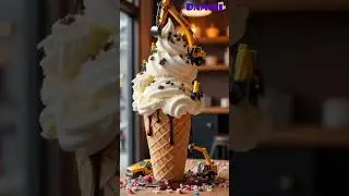ice cream miniature || ai shorts #ai #aishorts #shortsfeed #shorts #miniature #icecream #food