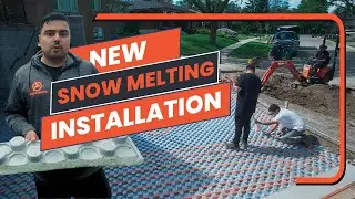 HVAC Project | NEW Snow Melting Driveway Installation in Etobicoke: Say Goodbye to Shoveling!